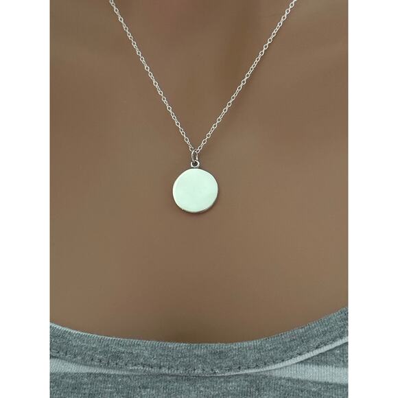 Sterling Silver Butterfly Charm in a Frame Necklace - Picture 4 of 5